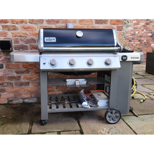 67 - WEBER Genesis II gas BBQ with cover