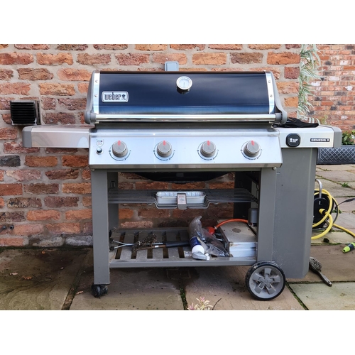 67 - WEBER Genesis II gas BBQ with cover