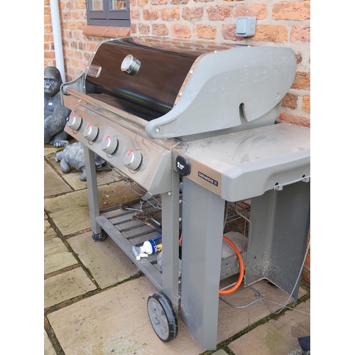 67 - WEBER Genesis II gas BBQ with cover