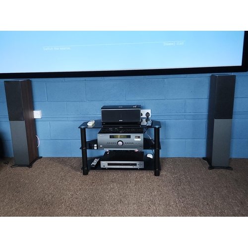 148 - Complete home cinema set up including: 1 x Arcum FMJ AVR550 Amplifier £2400, REL 212SE Sub Woofer £3... 