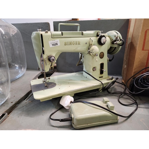 Vintage electric Singer sewing machine model 319K