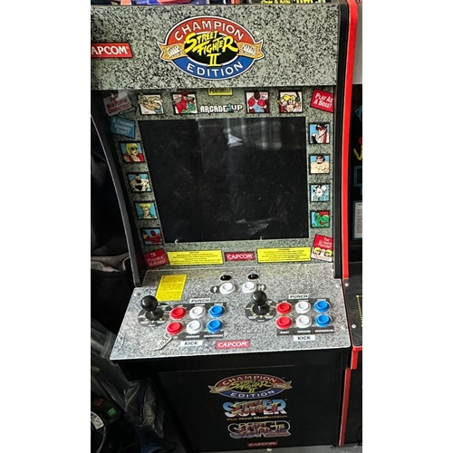 404 - Arcade1UP Street Fighter 2 Arcade Machine, 4 ft perfect order