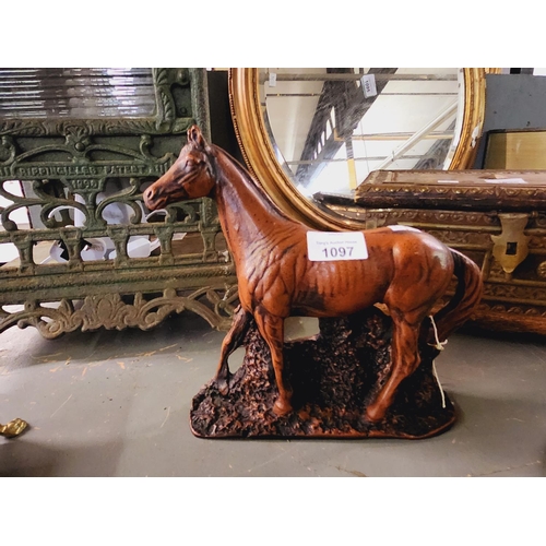 1097 - Resin Horse figure