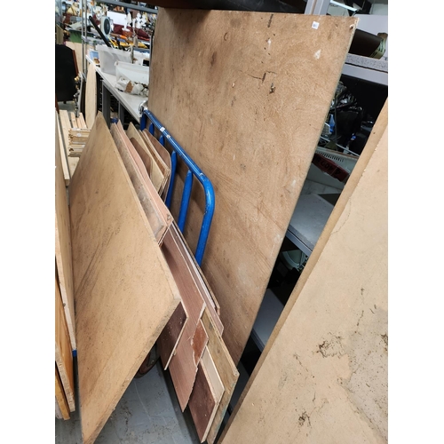 329 - Large collection of mixed size MDF wood