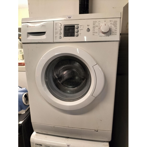 404 - Good working order BOSCH EXCEL 7 WASHING MACHINE GWO 23