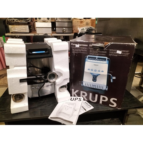 445 - Krups Pump Espresso XP coffee machine model XP4050. As new in box with instructions AS NEW GWO