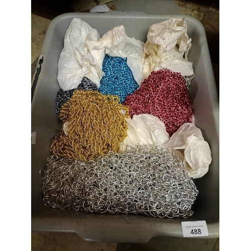 488 - Large collection of brand new coloured chains