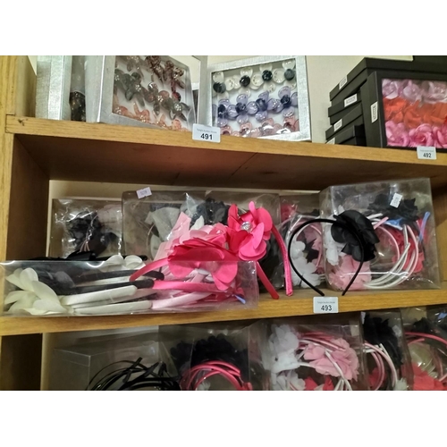 493 - Large collection of brand new headbands