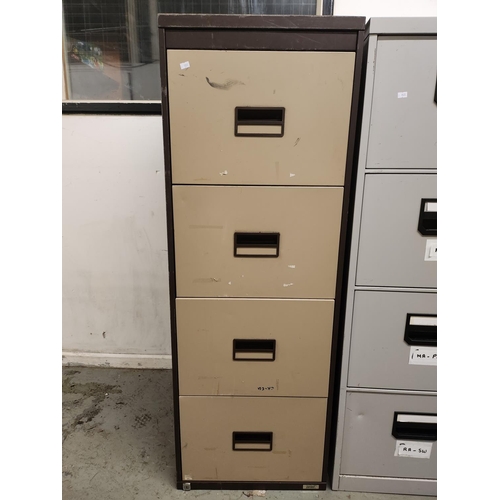417 - LARGE METAL COMMERCIAL FILING CABINET 24