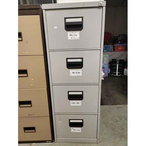 418 - LARGE METAL COMMERCIAL FILING CABINET  24