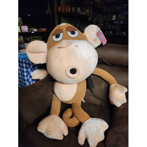 1797A - Very large monkey character soft toy, approx 4ft tall