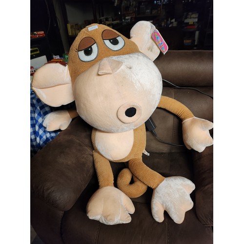 1797A - Very large monkey character soft toy, approx 4ft tall