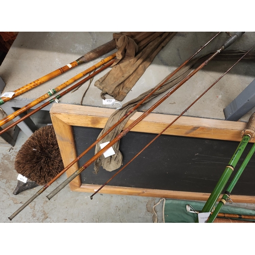 482 - Cane fly fishing rod lovely condition