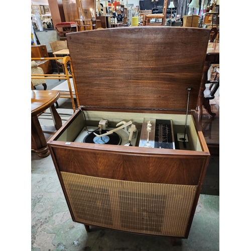 1299 - Great looking Gerrard/Bush record vintage cabinet . In working order and safety tested