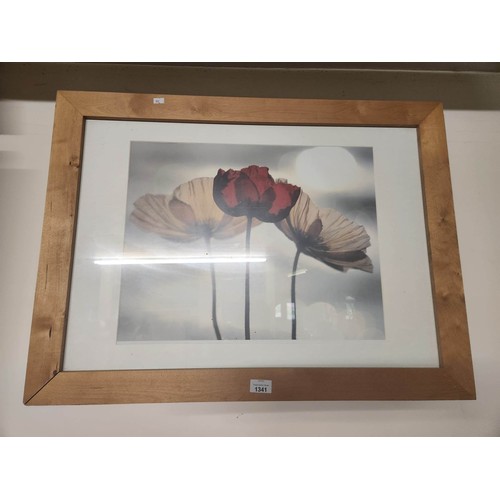 1341 - Yoshizo Kawasaki (Icelandic Poppies) framed print