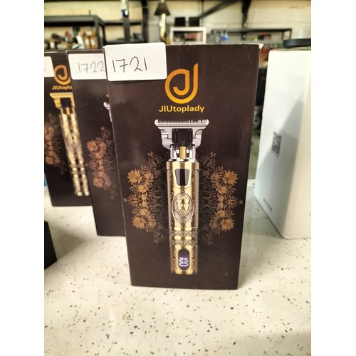 1721 - BRAND NEW IN BOX.
JIUtoplady DC & Rechargeable hair clippers.