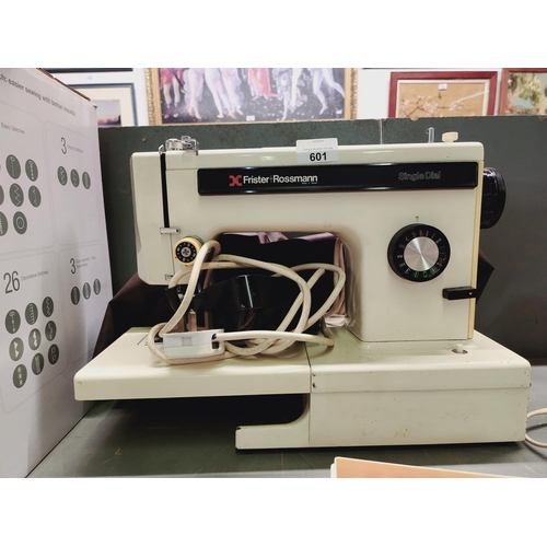 601 - A Frister Rossman electric sewing machine WORKING ORDER