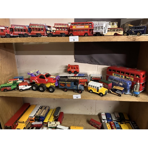 10 - Collection of model vehicles including Typhoo, Campbell's, Sunshine Biscuits, V.W Bus, Maynard Wine ... 