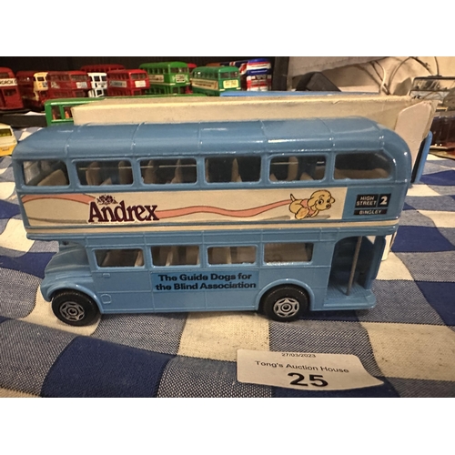 25 - Andrex and Guide Dogs for the Blind Association model bus