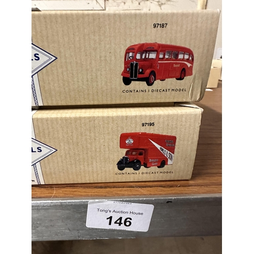 146 - Two boxed Corgi Limited Edition model vehicles including The AEC Regal model number 97187 and The Pa... 