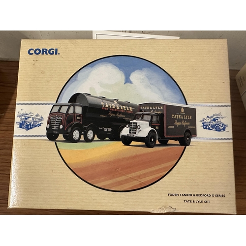 148 - Corgi Tate and Lyle set including Foden Tanker and Bedford O Series model number 97781