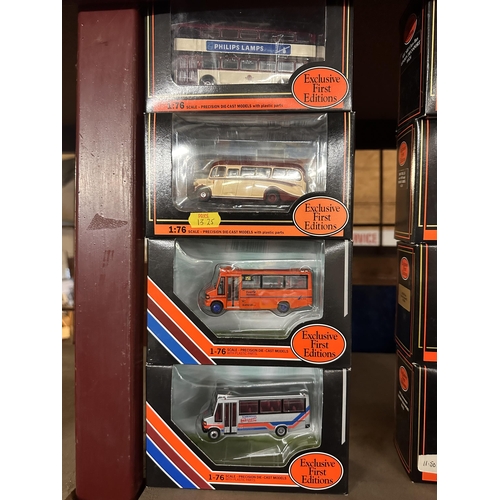 250 - Collection of four Gilbow Exclusive First Editions 1:76 scale die cast model buses including Mercede... 