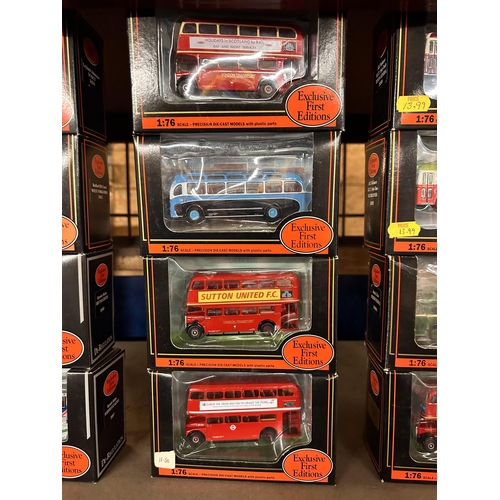 251 - Collection of four Gilbow Exclusive First Editions 1:76 scale die cast model buses including AEC SRT... 