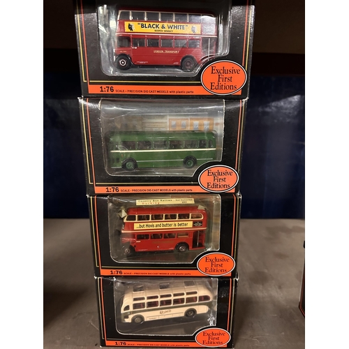 259 - Collection of four Gilbow Exclusive First Editions 1:76 scale die cast model buses including Country... 