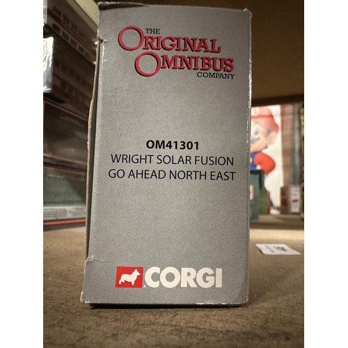 446 - Corgi The Original Omnibus die cast 1:76 model bus Wright Solar Fusion Go Ahead North East model num... 