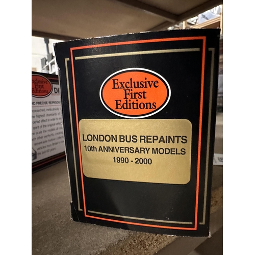 456 - Exclusive First Editions die cast 1:76 scale London Bus Repaints 10th Anniversary 1990-2000 London T... 