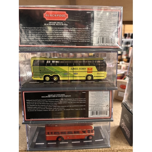 481 - Collection of four Corgi The Original Omnibus Company die cast models including Optare Delta Blackpo... 