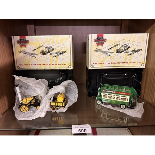 600 - Two Matchbox Collectibles die cast models including the Rocket model number YAS01-M and Kennedys Dub... 