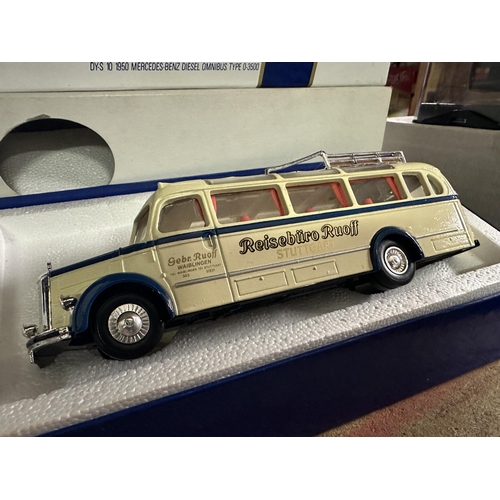 639 - The Dinky Collection DY-S 10 1950 Mercedes-Benz Diesel Omnibus Type 0-3500 Reiseburo Ruoff Stuttgart... 