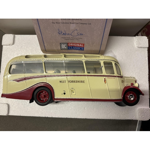 658 - Original Classics 1:24 scale West Yorkshire Version Bedford Duple OB Coach limited edition number 27... 