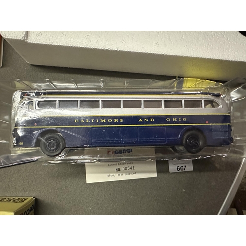 667 - Corgi Classics Fallen Flags Baltimore and Ohio Railroad Yellow Coach 743 model number 53907 limited ... 