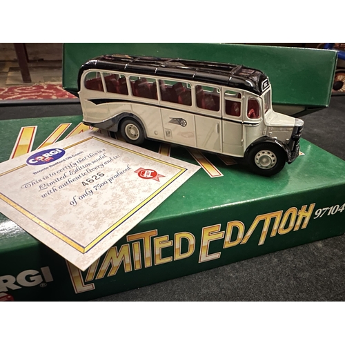 635 - Corgi Limited Edition die cast Bronte Bedford OB Coach BBC Howarth model number 97104