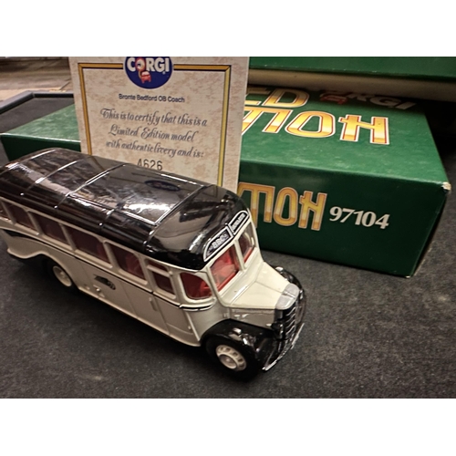 635 - Corgi Limited Edition die cast Bronte Bedford OB Coach BBC Howarth model number 97104