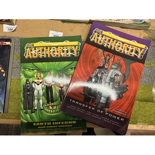 709 - The Authority graphic novels/Comics including Earth Inferno and Transfer of Power