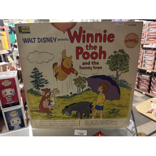 755 - Walt Disney Winnie the Pooh and The Honey Tree vinyl LP record