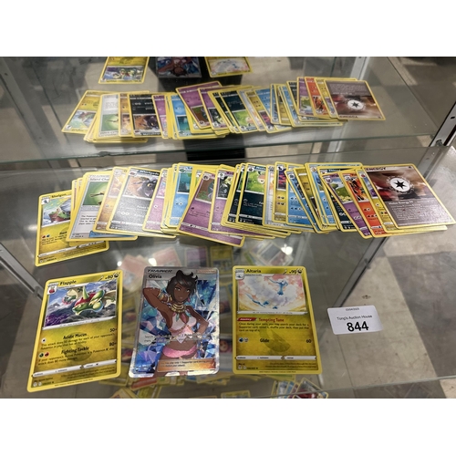 844 - Large collection of Pokemon cards including Holo Trainer Olivia