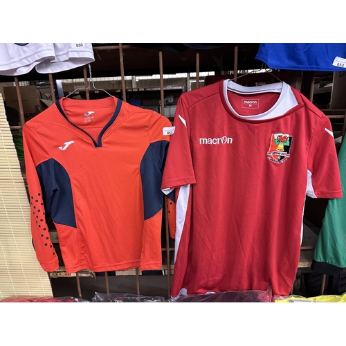 853 - Macron Gresford Athletic Juniour Football Club shirt and childrens sportswear top