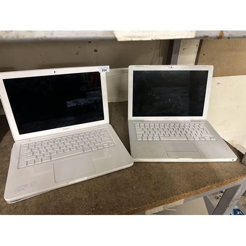 954 - Two MacBooks for spares and repairs