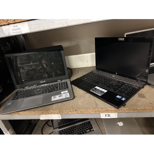 955 - Two laptops including Asus and HP