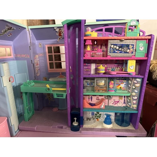 691A - Vintage Barbie Talking Townhouse and Polly Pocket Mega Mall