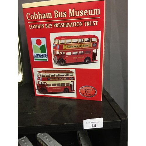 14 - Cobham Bus Museum London Bus Preservation Trust two model buses