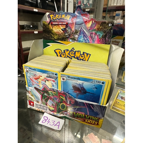 843A - Extremely large collection of Pokémon trading cards in display box