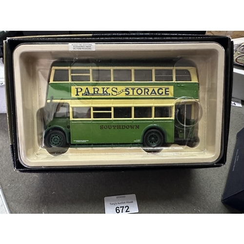 672 - Corgi Gold Star Special die cast Guy Arab Utility Bus Parks for Storage Portsmouth Southdown Motor S... 