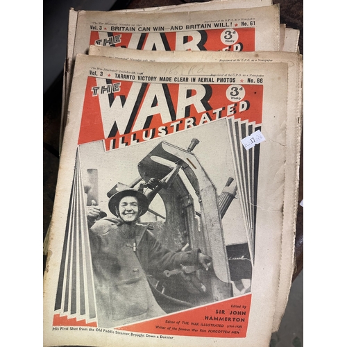531 - Large collection of The War Illustrated magazines