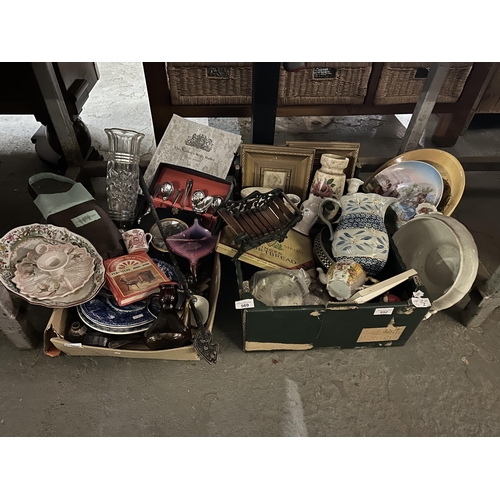 569 - Large collection of items including plates, vases and decorative items
