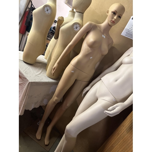 716 - Realistic style full body female mannequin on stand